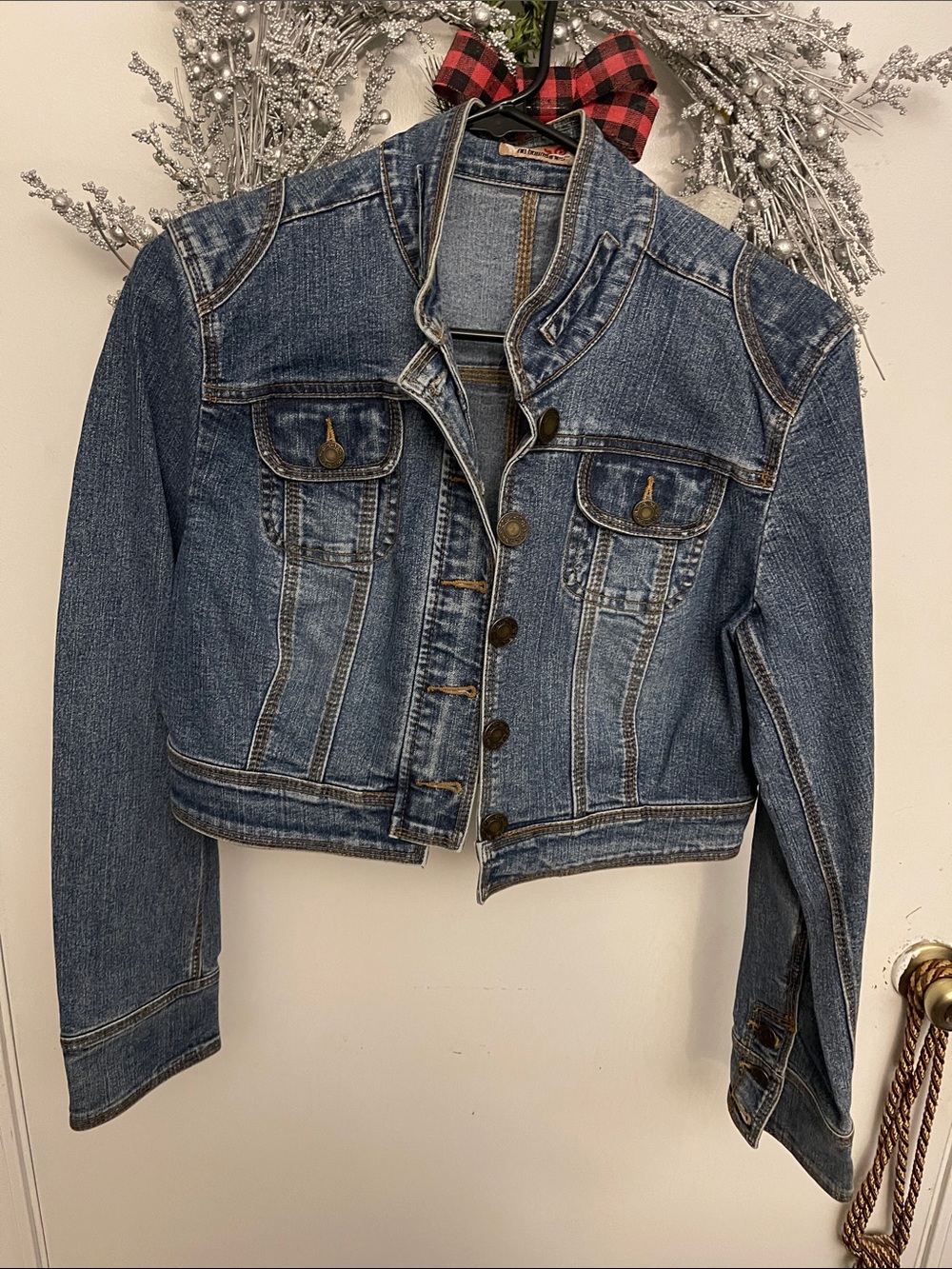 Classic Women's Denim Jacket - Blue
